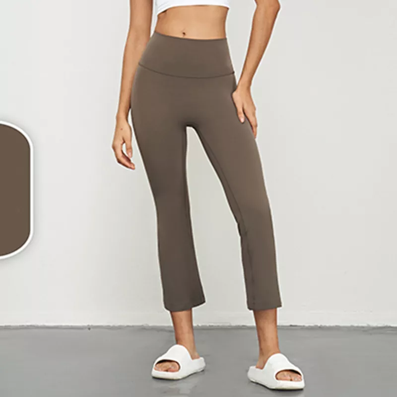 High-Waist Shaping Slim-Fit Yoga Pants