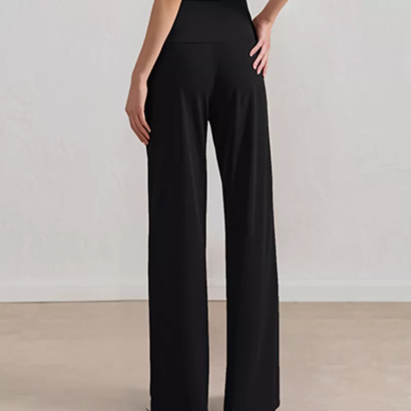 High-Waist Wide-Leg Sports Yoga Pants